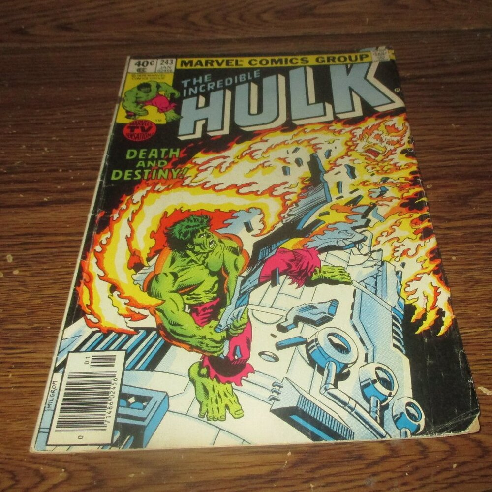 The Incredible Hulk #243 (Marvel Comics, 1980) Newsstand Death and Destiny